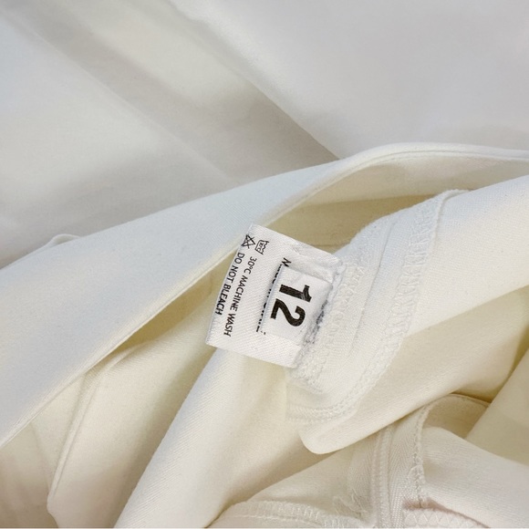 Vita Grace Sienna Cocktail Contrast Fit n Flare Skirt Alabaster Size 12 - Picture 6 of 13